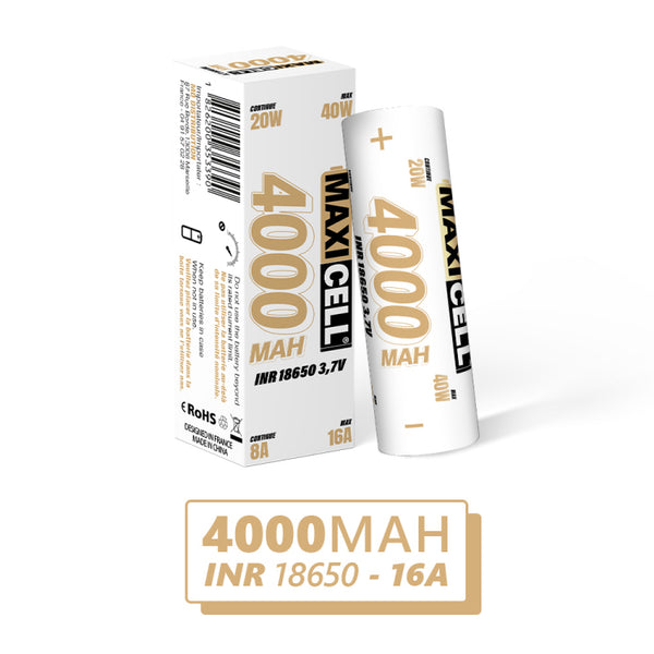 ACCUS MAXICELL - 4000 MAH INR 18650 - 16A